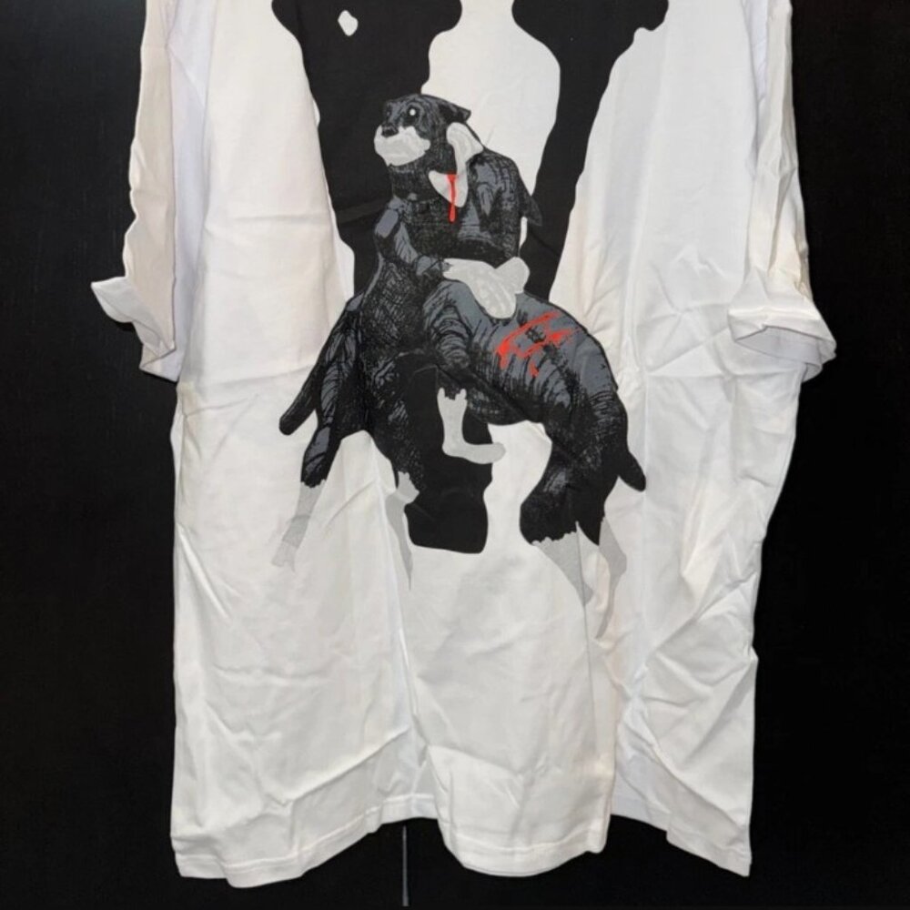 Citymorgue x Vlone shirt (2019) White w/ Dogs - Picture 4 of 4